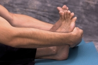 The Garland Pose For Stretching the Feet and Ankles